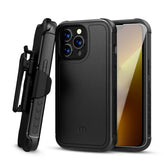 MyBat Pro Maverick Series Case w/ Holster and Tempered Glass for Apple iPhone 13 Pro (6.1)